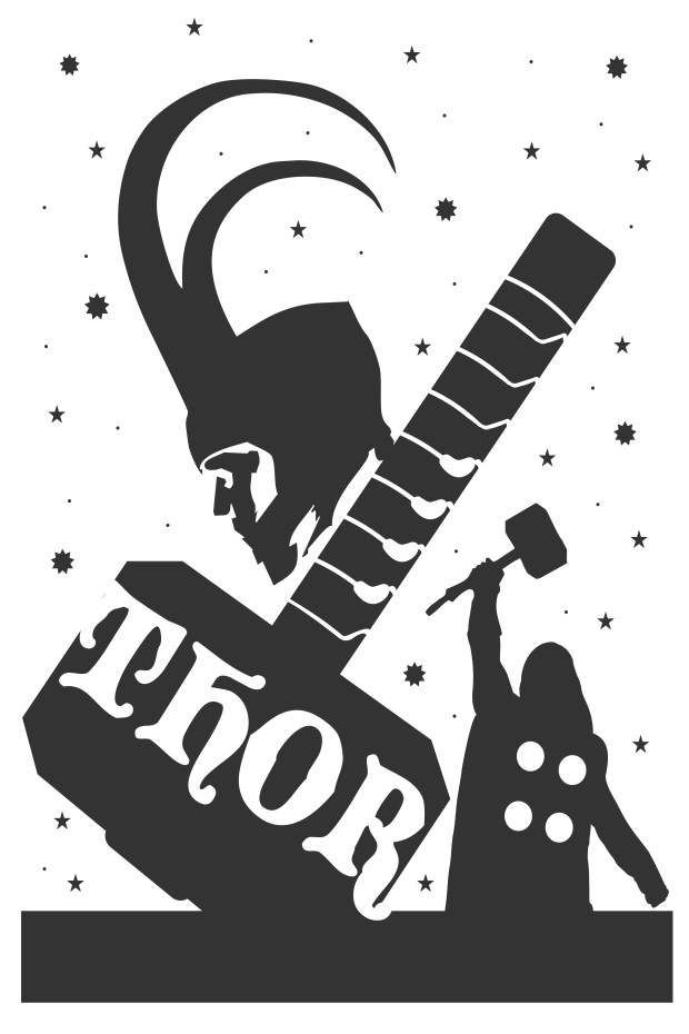 Thor Poster by André Myette andremyette.ca